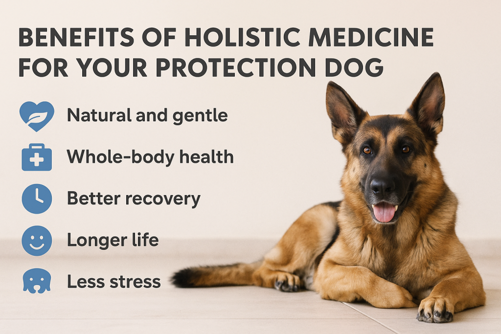Benefits of Holistic Medicine for Your Protection Dog