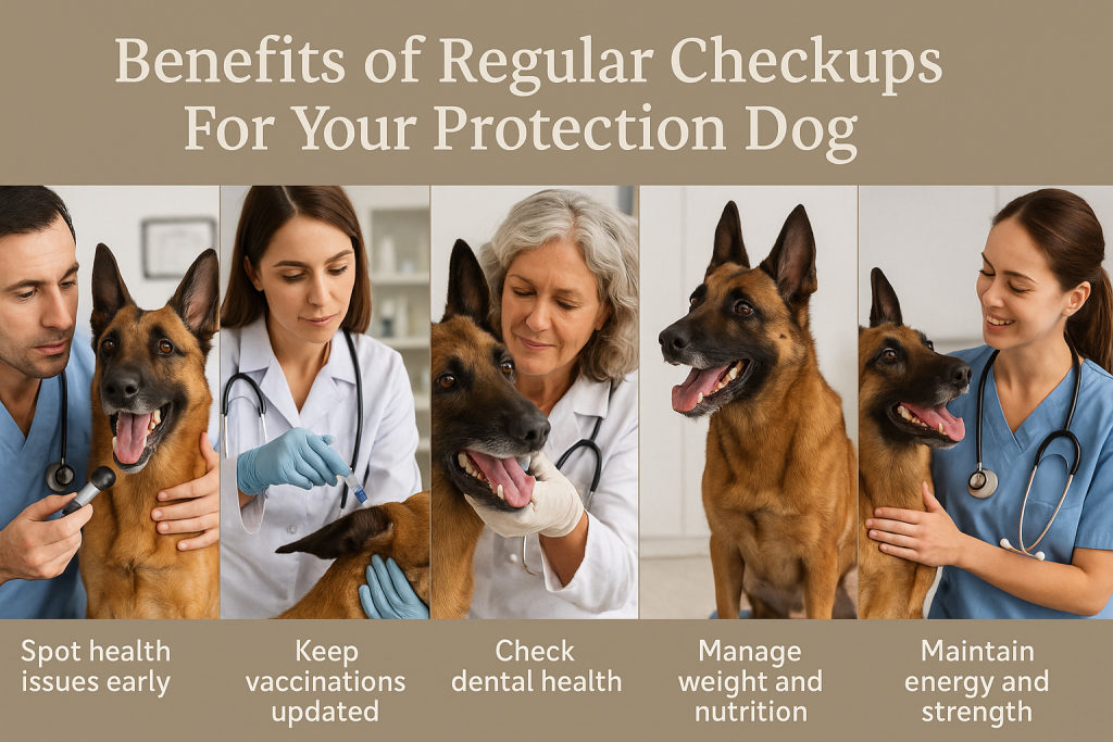 Benefits of Regular Checkups For Your Protection Dog