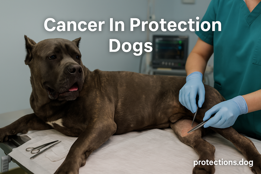 Cancer In Protection Dogs