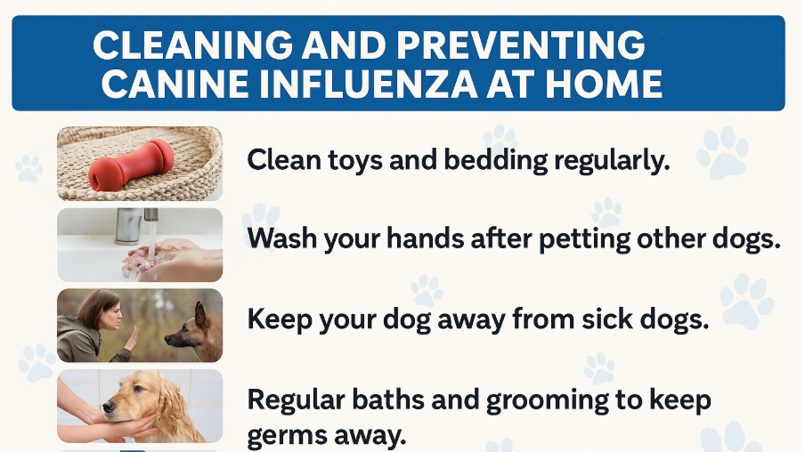 Cleaning and Preventing Canine Influenza at Home