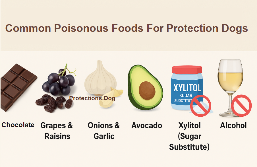 Common Poisonous Foods For Protection Dogs