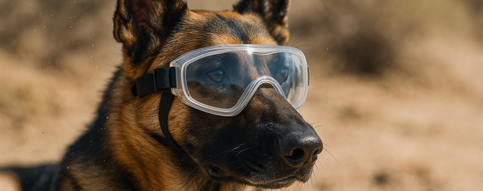 Eye Protection Gear for Protection Dog