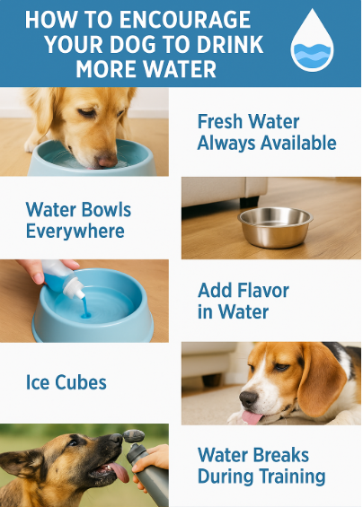 How to Encourage Your Dog To Drink More Water