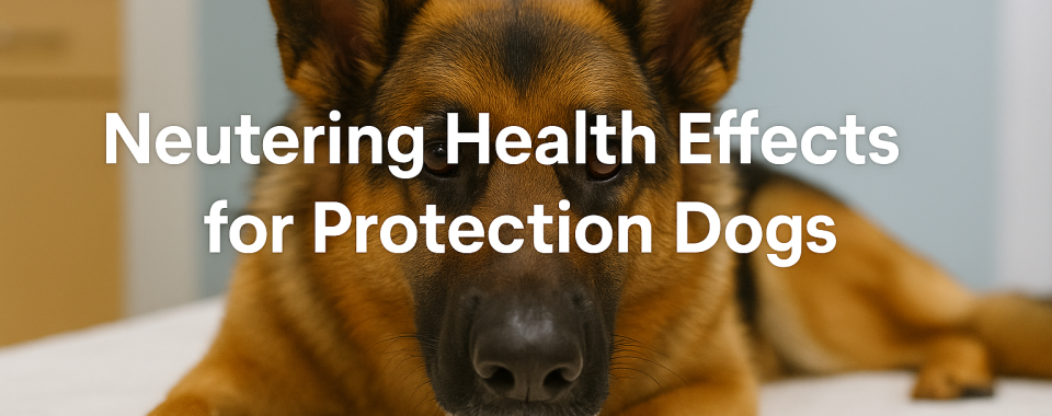 Neutering Your Protection Dog