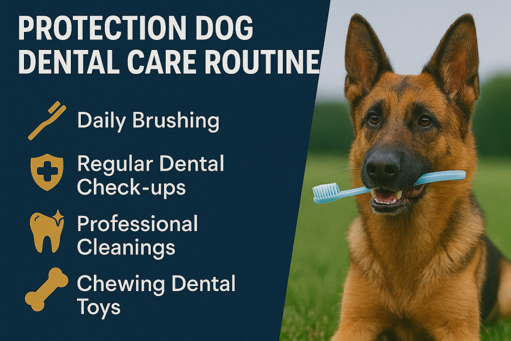 Protection Dog Dental Care Routine