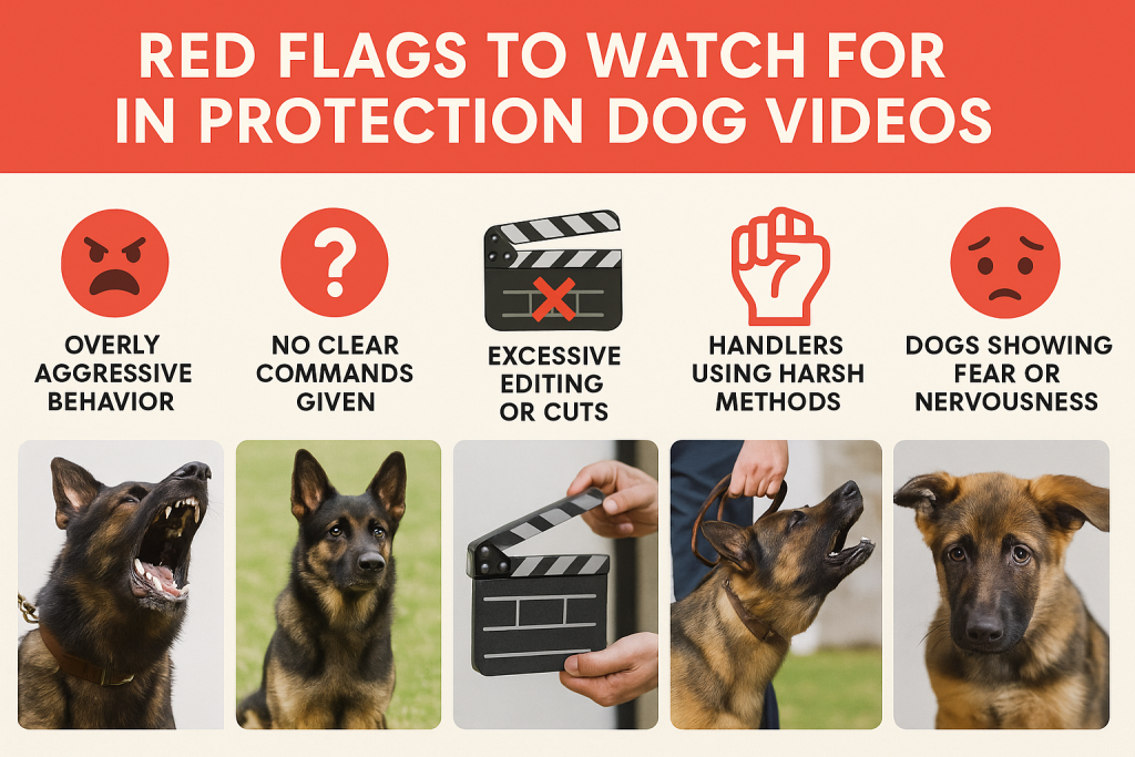 Red Flags to Watch for in Protection Dog Videos
