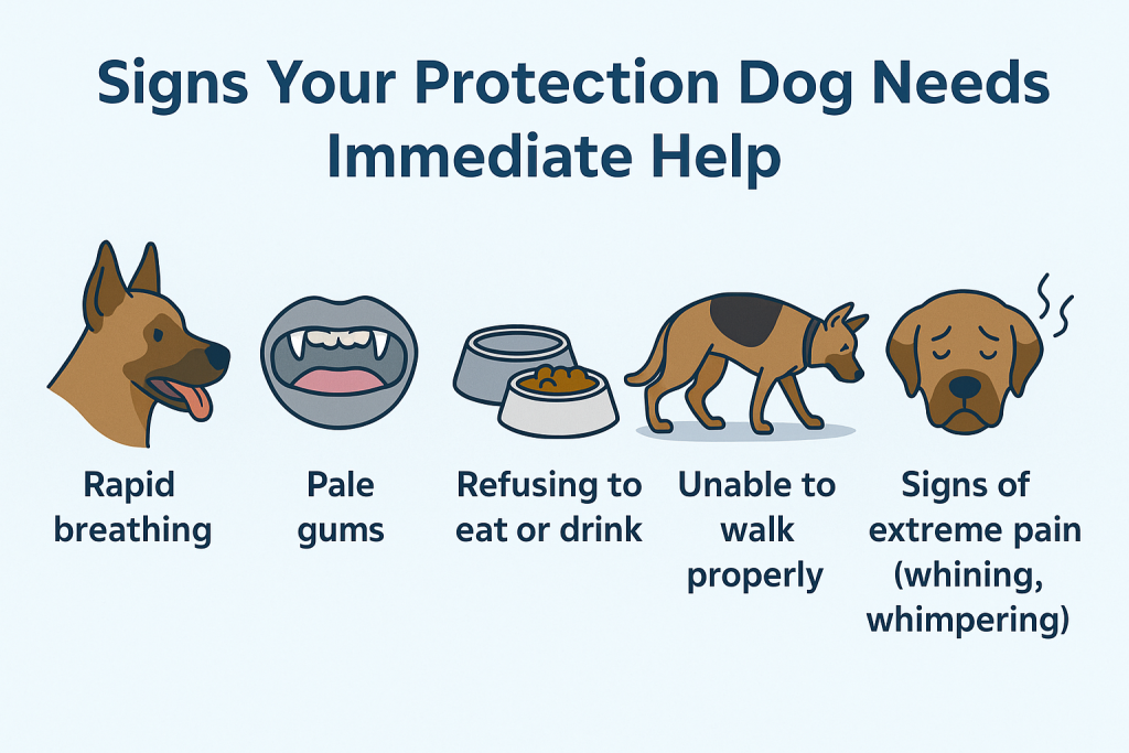 Signs Your Protection Dog Needs Immediate Help
