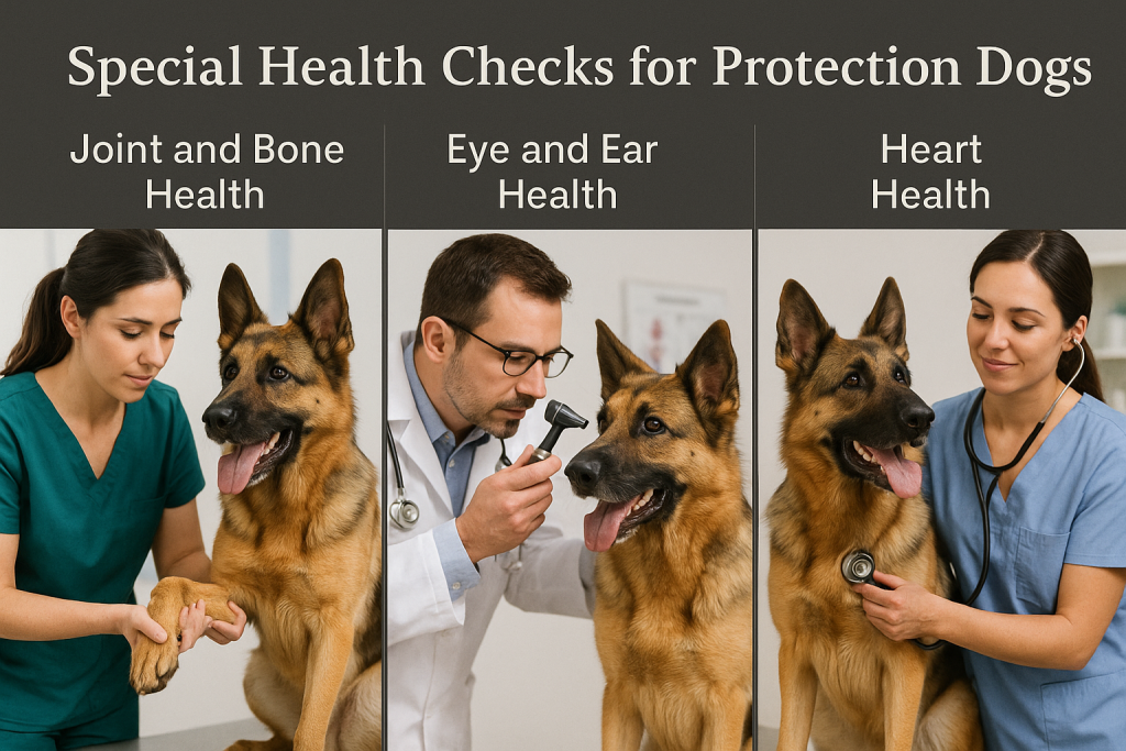 Special Health Checks for Protection Dogs