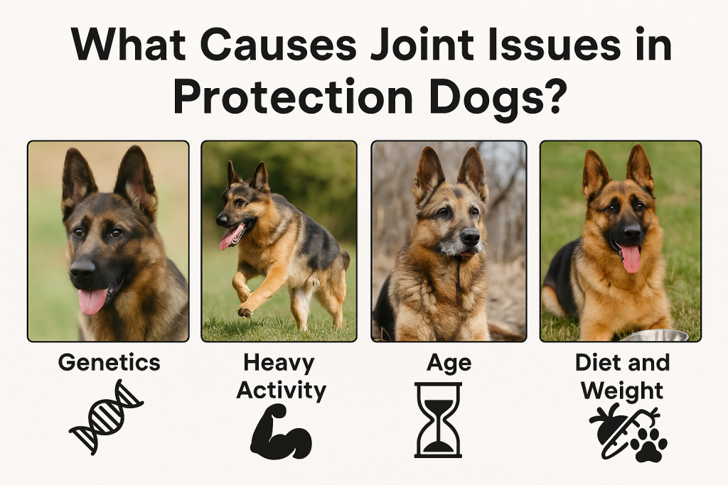What Causes Joint Issues in Protection Dogs