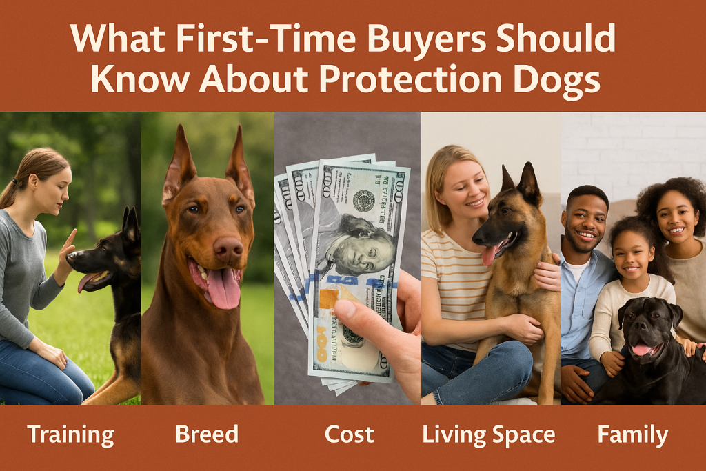 What First-Time Buyers Should Know About Protection Dogs