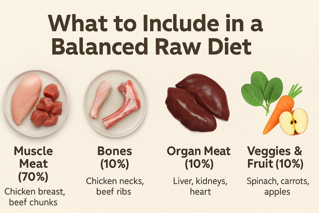 What to Include in a Balanced Raw Diet