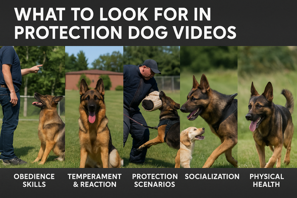 What to Look For in Protection Dog Videos