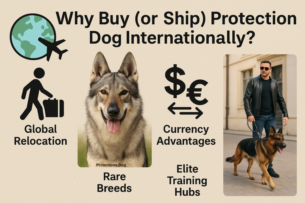 Why Buy (or Ship) Protection Dog Internationally