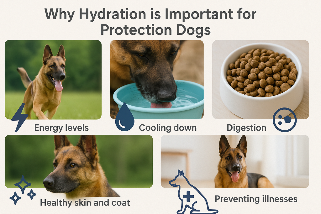 Why Hydration is Important for Protection Dogs