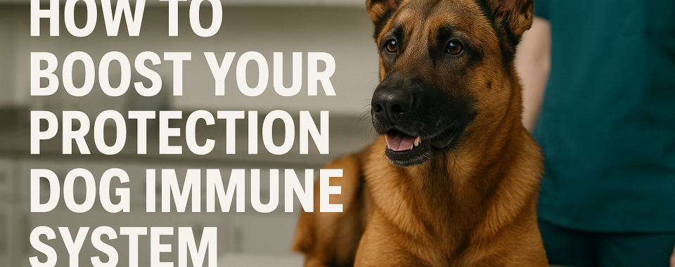 How To Boost your Protection Dog Immune System