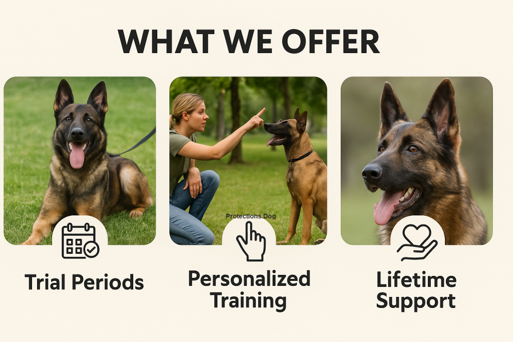What We Offer @ Protections.dog