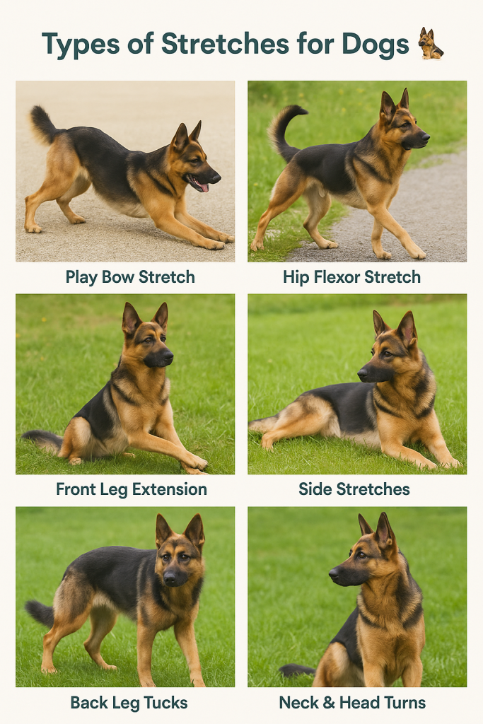 Types of Stretches for Dogs